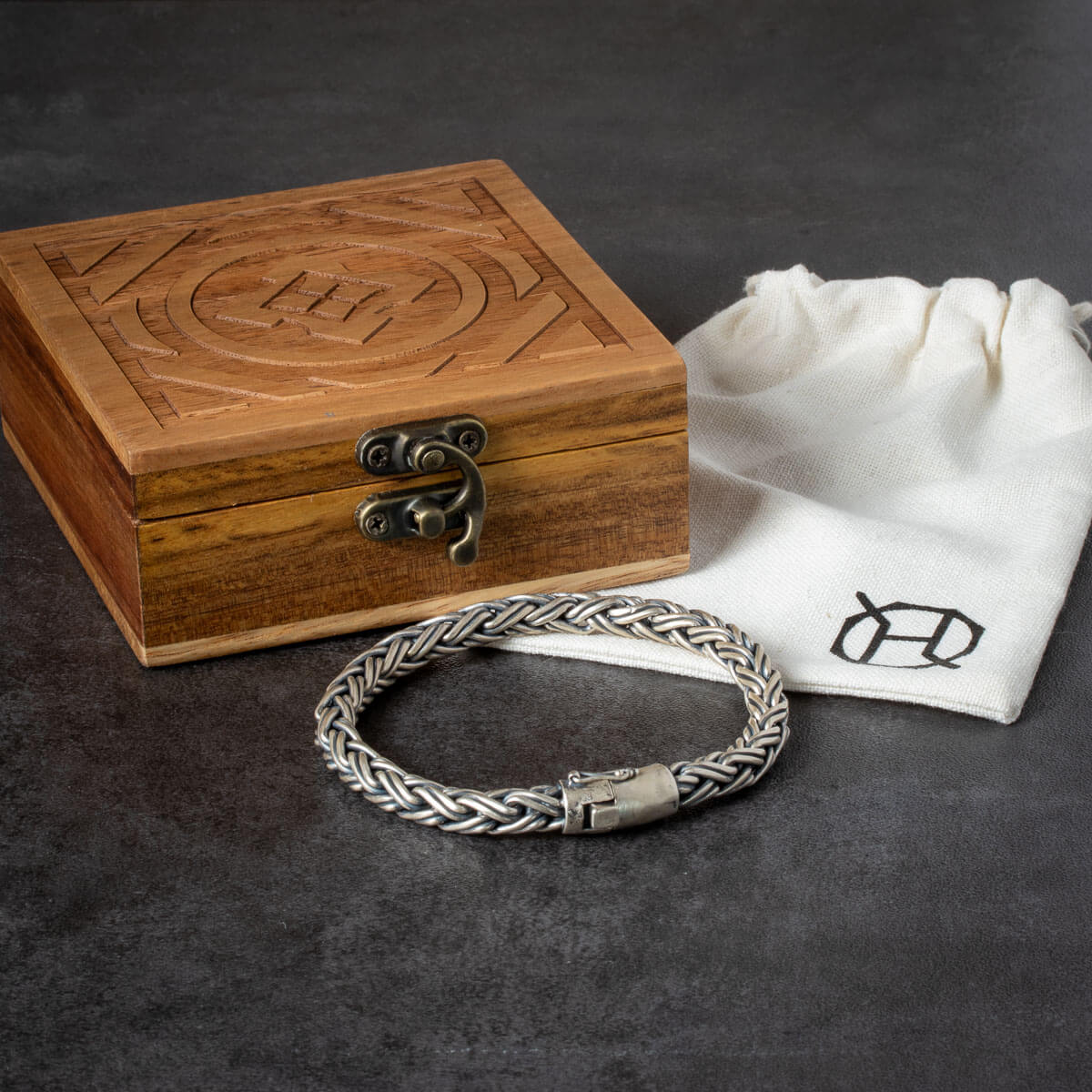 Padi — Men's Sterling Silver Rope Bracelet (Hand-Finished) – Quinn