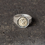Dominion - Lion Brass Signet Ring.