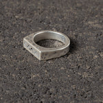 Ouroboros - Narrow Signet Ring.