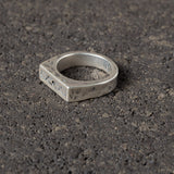 Ouroboros - Narrow Signet Ring.