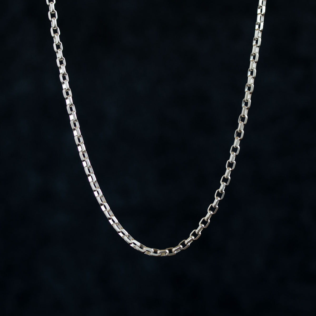 3mm faceted box chain