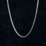 3mm faceted box chain