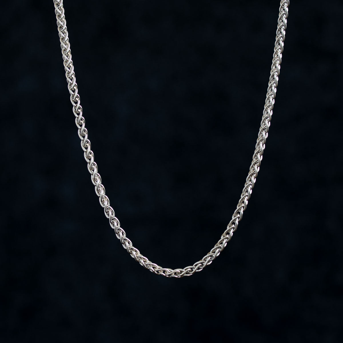 3mm Silver Wheat Chain
