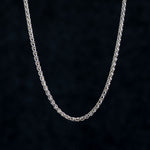 3mm Silver Wheat Chain