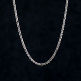 3mm Silver Wheat Chain