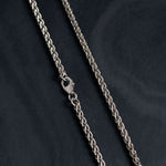 3mm Silver Wheat Chain with Clasp