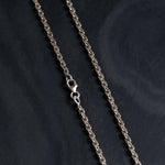 2mm box chain with clasp