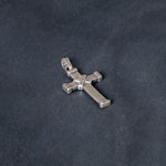 27 mm sterling silver cross pendant