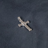 27 mm sterling silver cross pendant
