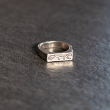 Stalking Panther - Narrow Signet Ring
