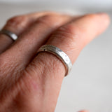 Stoneforge - Textured Sterling Silver Band