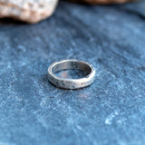 Stoneforge - Textured Sterling Silver Band