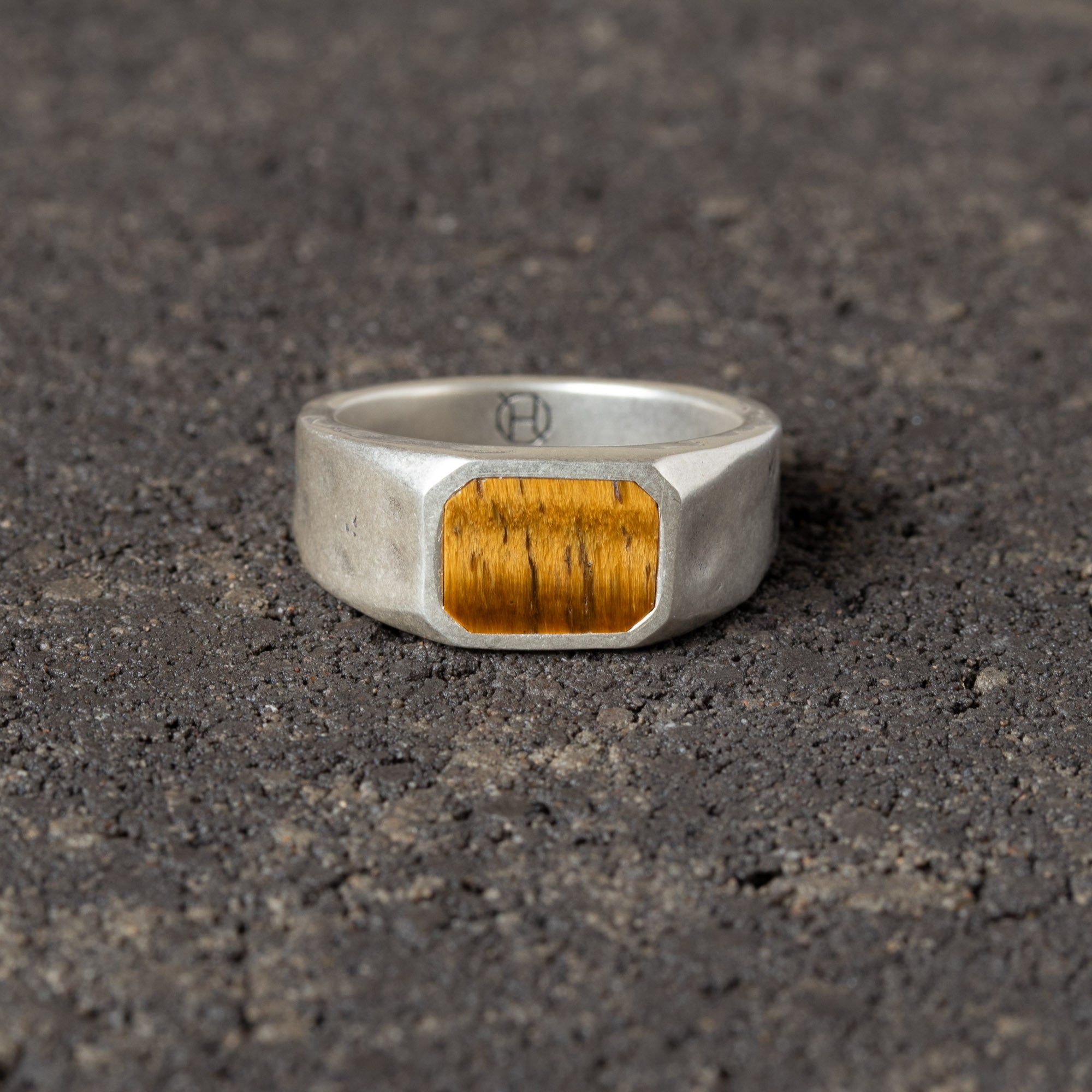 Journey - Silver Signet Ring with Tiger's Eye.