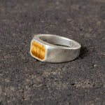 Journey - Silver Signet Ring with Tiger's Eye.
